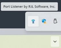 Port Listener Windows Tray